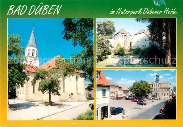 Bad Dueben Ev Kirche Burg Marktplatz Naturpark Düb