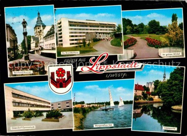 Lippstadt Bernhard Brunnen Krankenhaus Im grünen