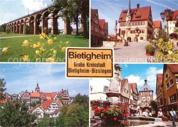 Bietigheim-Bissingen Viadukt Rathaus Altstadt Unteres Tor Br
