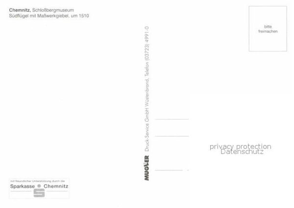 Chemnitz Schlossbergmuseum Südflügel mit Masswer – Bild 2