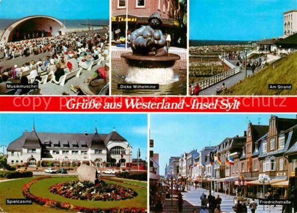 Westerland Sylt Musikmuschel Dicke Wilhelmine Brunnensk