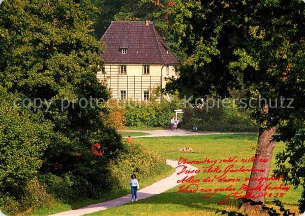 Weimar Thueringen Goethes Gartenhaus