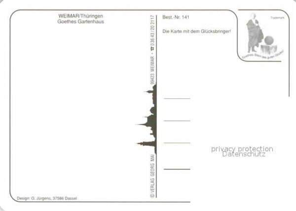 Weimar Thueringen Goethes Gartenhaus – Bild 2
