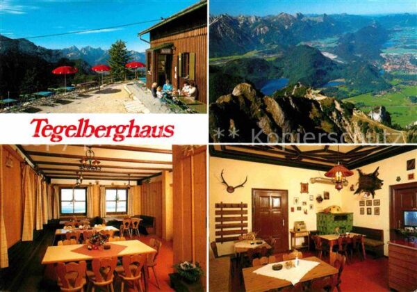 Schwangau Tegelberghaus Berggaststätte Alpenpanor