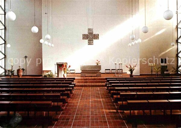 Laasphe Kath Kirche St Petrus Innenansicht