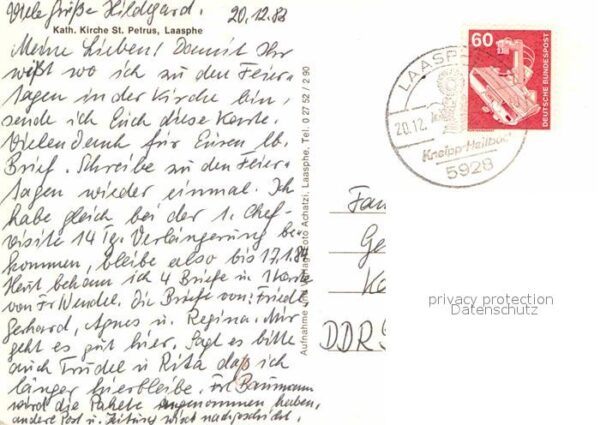 Laasphe Kath Kirche St Petrus Innenansicht – Bild 2