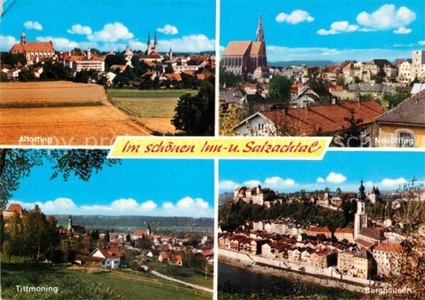 Altoetting und Umgebung Trittmoning Burghausen Stä