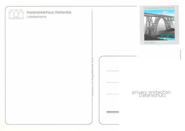 Weissenfels Saale Kreiskrankenhaus Fliegeraufnahme – Bild 2