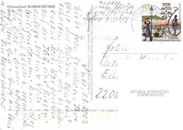 Warnemuende Ostseebad Teilansichten Leuchtturm Teepott Hafen – Bild 2