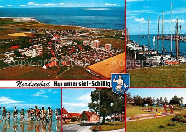 Schillig Seglerhafen Minigolf Ortspartie Strand