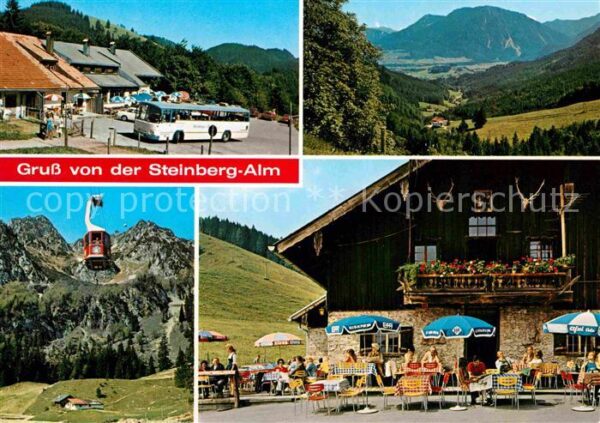 Ruhpolding Steinbergalm Berggaststätte Bergbahn Al