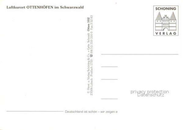 Ottenhoefen Schwarzwald Gesamtansicht Luftkurort – Bild 2