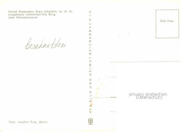 Posterstein Schloss Mittelalterliche Burg jetzt Hei – Bild 2