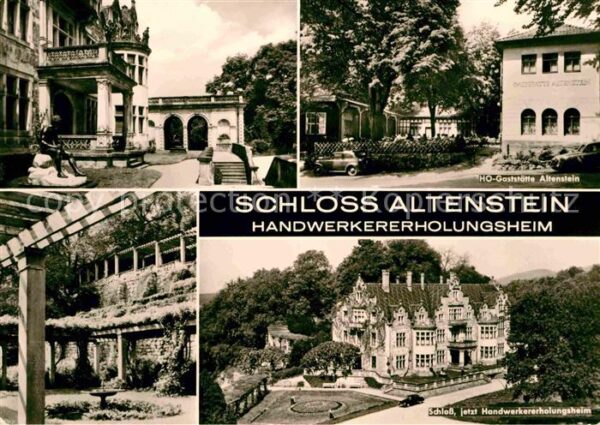 Altenstein Bad Liebenstein Schloss Handwerkererholungsheim HO Gast