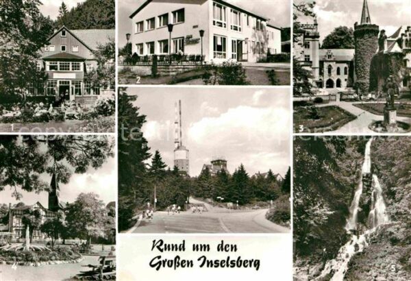 Grosser Inselsberg und Umgebung Tabarz Massemühle Fischbac