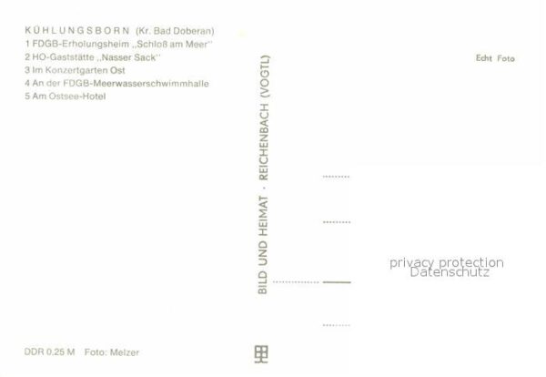 Kuehlungsborn Ostseebad FDGB Erholungsheim Schloss am Meer HO G – Bild 2