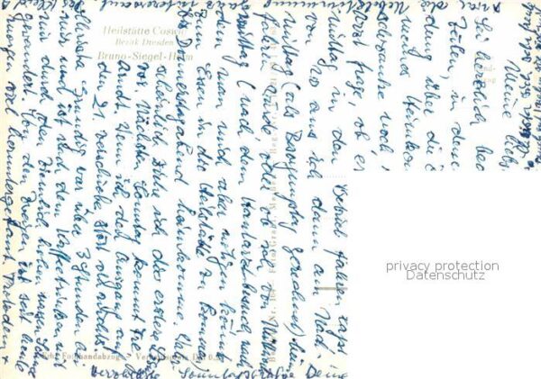 Coswig Sachsen Heilstätte Bruno Siegel Heim im Winter – Bild 2