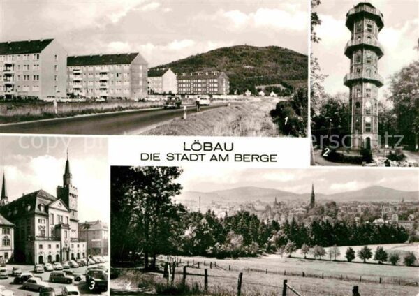 Loebau Sachsen Südvorstadt Löbauer Berg Aussichtsturm