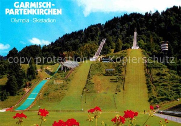 Garmisch-Partenkirchen Olympia Skistadion Skisprungschanzen Hu