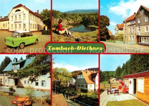 Tambach-Dietharz FDGB Erholungsheim Spittergrund Kraters