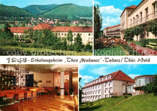 Tabarz FDGB Erholungsheim Theo Neubauer Grosse
