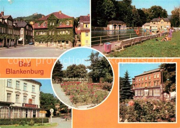 Bad Blankenburg Markt Schwimmbad FDGB Erholungsheim Gre