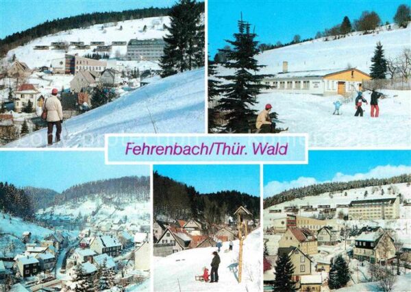 Fehrenbach Thueringer Wald FDGB Erholungsheim Fritz Sattler Sportl