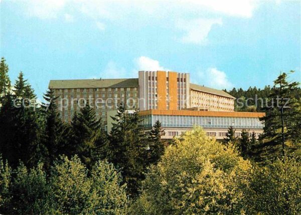 Oberhof Thueringen FDGB Erholungsheim Fritz Weineck