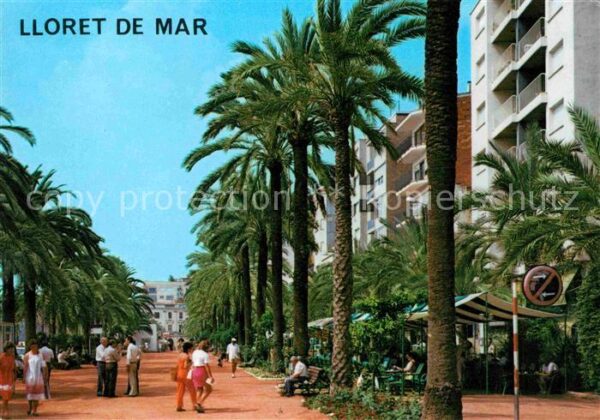 Lloret de Mar Paseo Jacinto Verdaguer