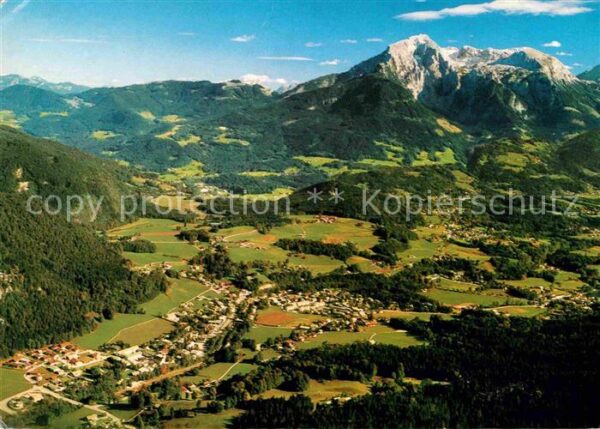 Bischofswiesen mit Rossfeld Kehlstein Göll und Brett B