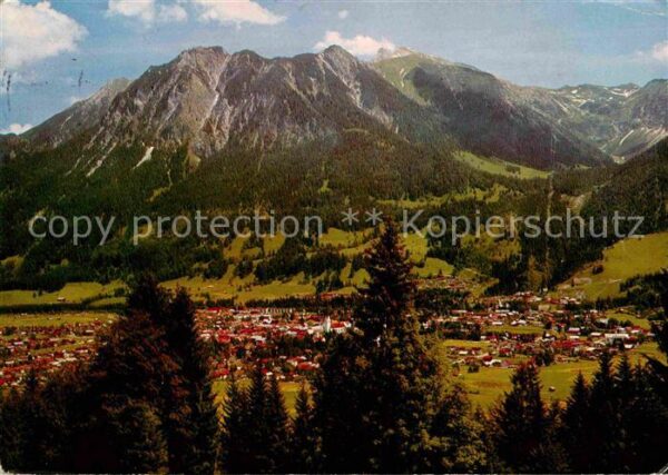 Oberstdorf mit Rubihorn und Nebelhorn Allgäuer Alp