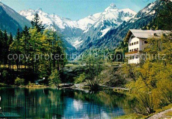 Oberstdorf Christlessee mit Kratzer und Trettachsp