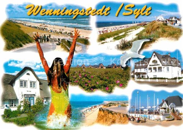 Wenningstedt Sylt Strand Promenade Hotel Restaurant Baden