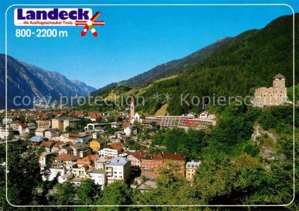 Landeck Tirol Fremdenverkehrsstadt Oberes Inntal Schl