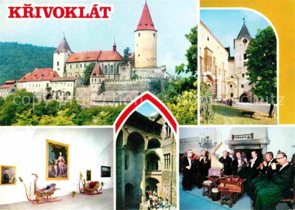 Krivoklat Burg 13. Jhdt. Musikanten
