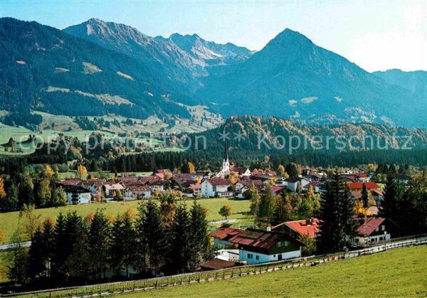 Fischen Allgaeu mit Entschenkopf Nebelhorn Rubihorn All