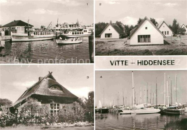 Vitte Hafen Feriendorf der IFA Suhl Blaue Sch
