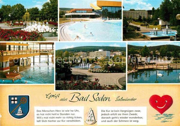 Salmuenster Bad Soden Kurort Heilbad im Kinzigtal Kurpark Was