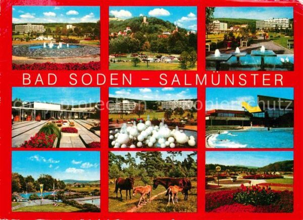 Salmuenster Bad Soden Thermalbad Heilbad im Kinzigtal Kurpark