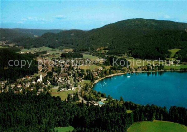 Titisee Panorama Schwarzwald Fliegeraufnahme