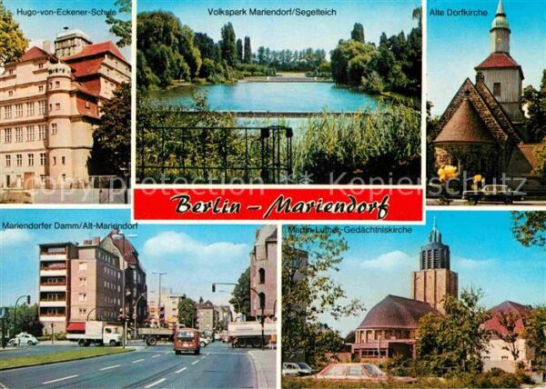 Mariendorf Berlin Hugo von Eckener Strasse Volkspark Sege
