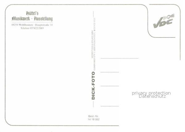 Wohlhausen Markneukirchen Hüttels Musikwerk Ausstellung Alte Musi – Bild 2