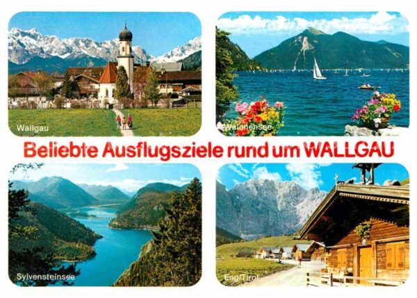 Wallgau Jakobskirche Wettersteingebirge Walchen