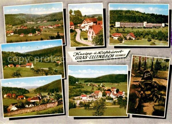 Grasellenbach Teilansichten Kneipp Luftkurort Kurhaus