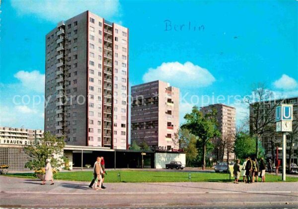 Berlin Hansaviertel Hochhäuser