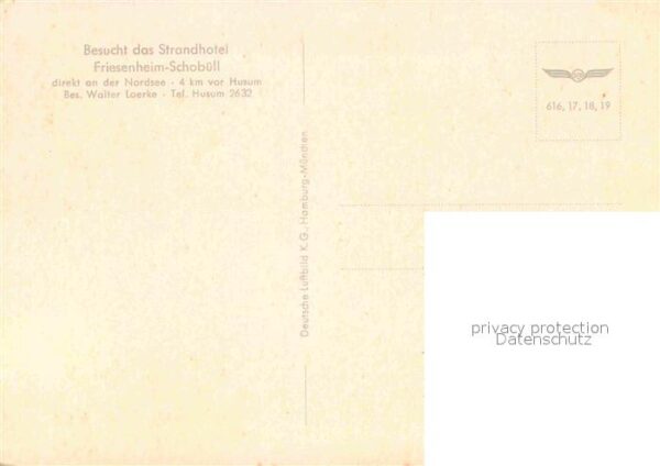 Schobuell Husum Strandhotel Friesenheim Kirche Waldpart – Bild 2