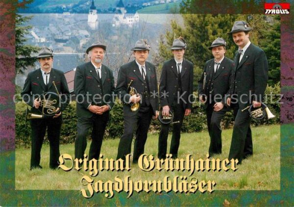 Gruenhain Erzgebirge Original Grünhainer Jagdhornbläser
