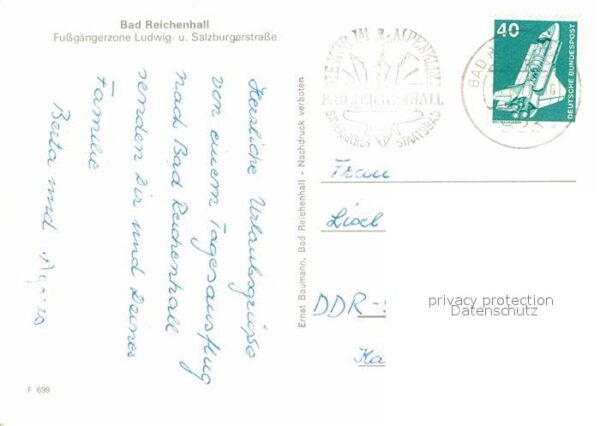 Bad Reichenhall Fussgängerzone Ludwig und Salzburgerstr – Bild 2