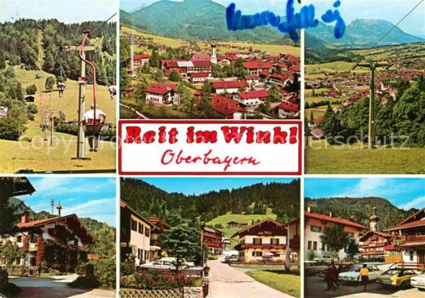 Reit Winkl Teilansichten Luftkurort Wintersportpla