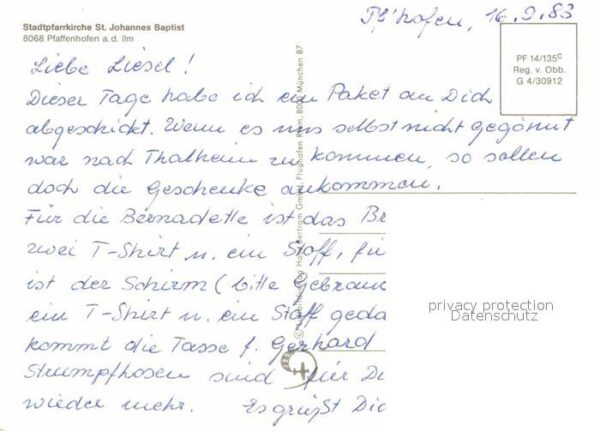 Pfaffenhofen Ilm Stadtpfarrkirche St Johannes Baptist Fl – Bild 2
